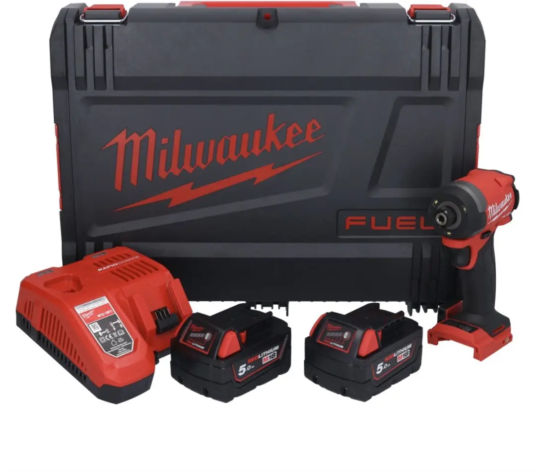 Milwaukee M18 FID3-502X Accu Slagschroevendraaier 18V - 226Nm - 2x5.0Ah
