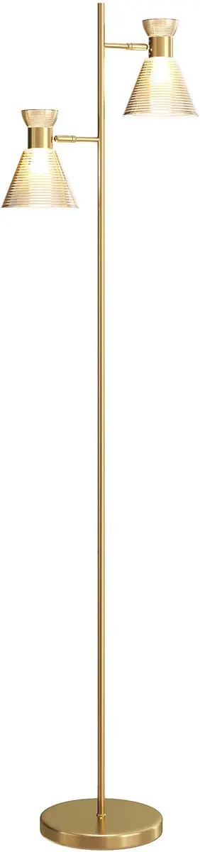 Homcom Vloerlamp Metaal 42x25x165cm