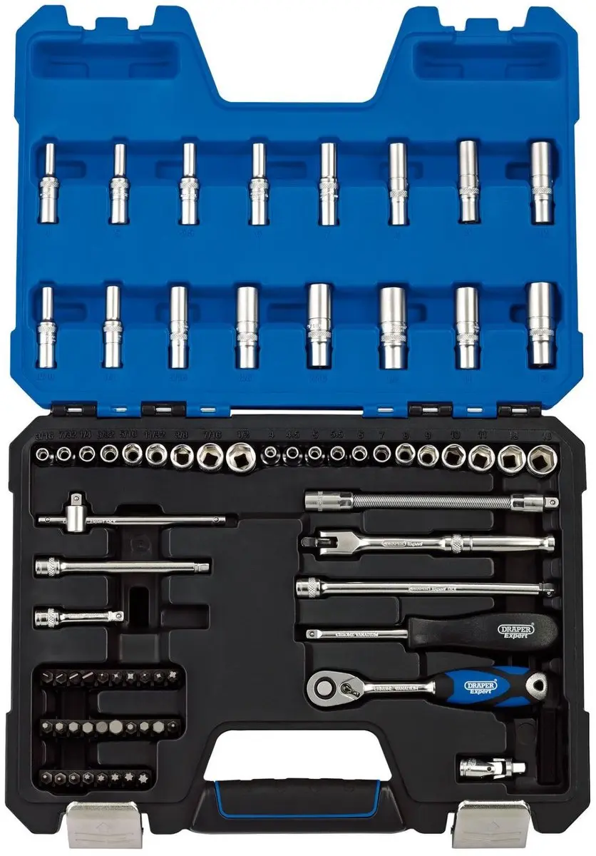 Draper 1/4" Doppenset INCH+Metrisch