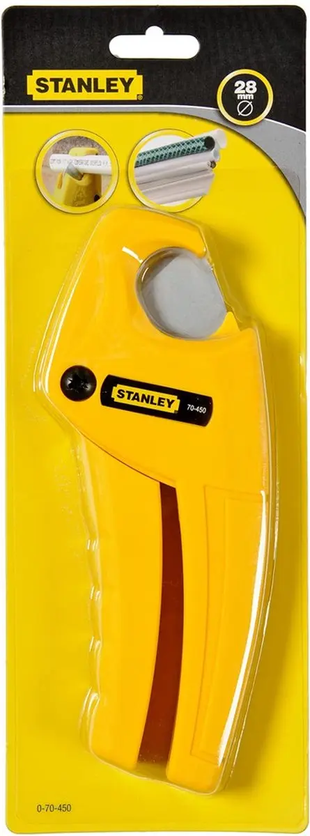 Stanley Plastic Pijpsnijder 28mm - 0-70-450 - Geel