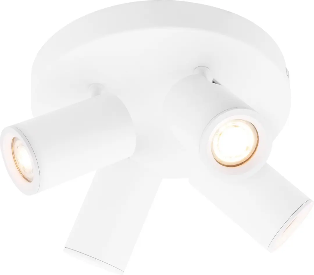 LEDVION SMART LED Plafondspot 4x4.9W RGB+CCT GU10