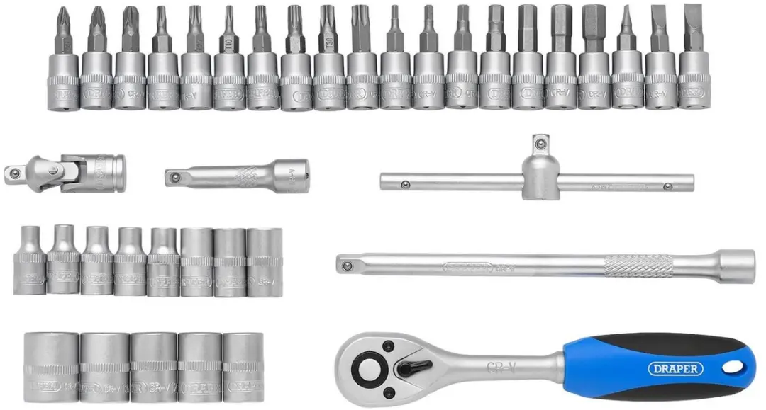 Draper 1/4" Doppenset - 38-delig