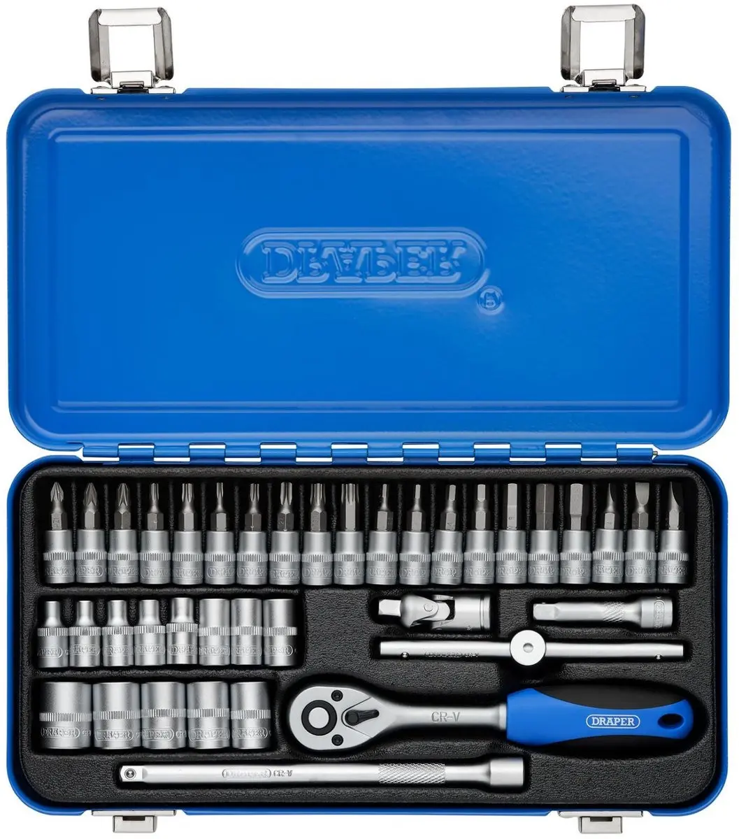 Draper 1/4" Doppenset - 38-delig