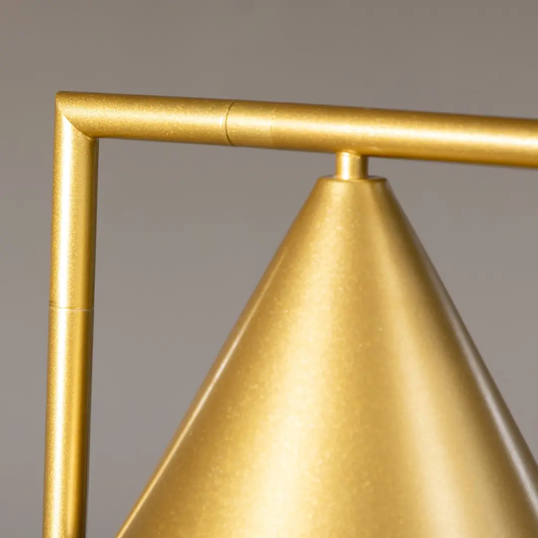 Homcom Staande Lamp 40W - 153cm - Goud