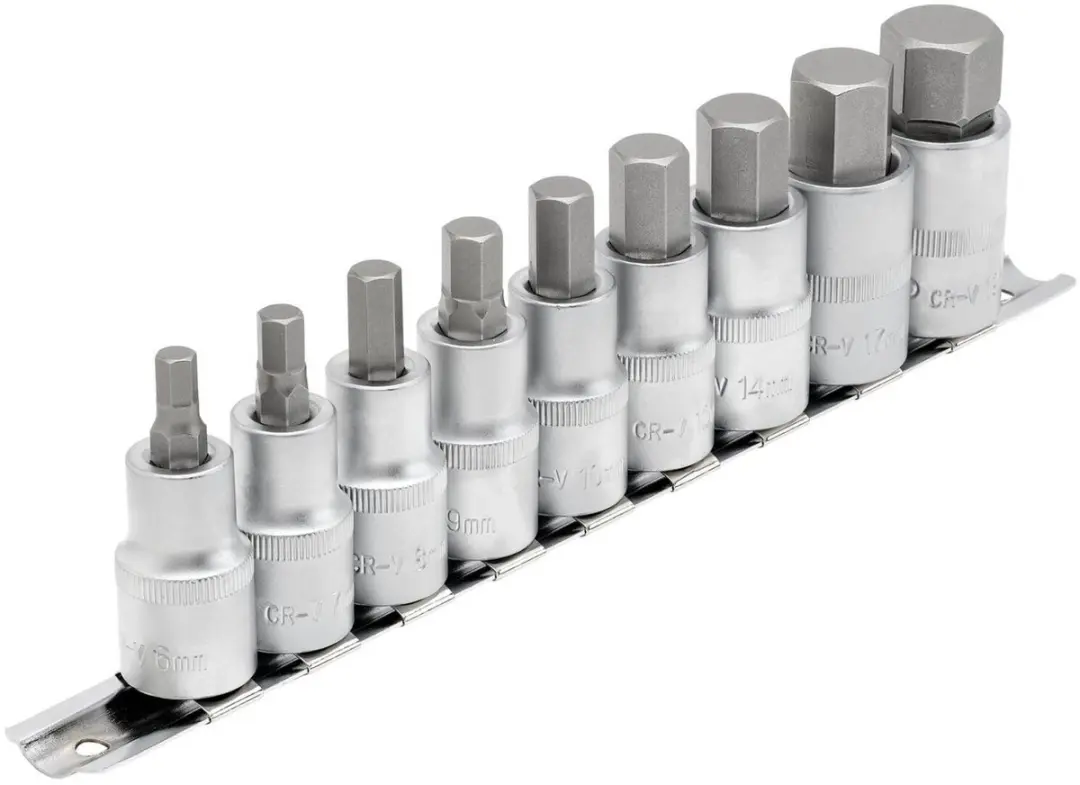 Draper 1/2" Inbusdoppen 9-delig
