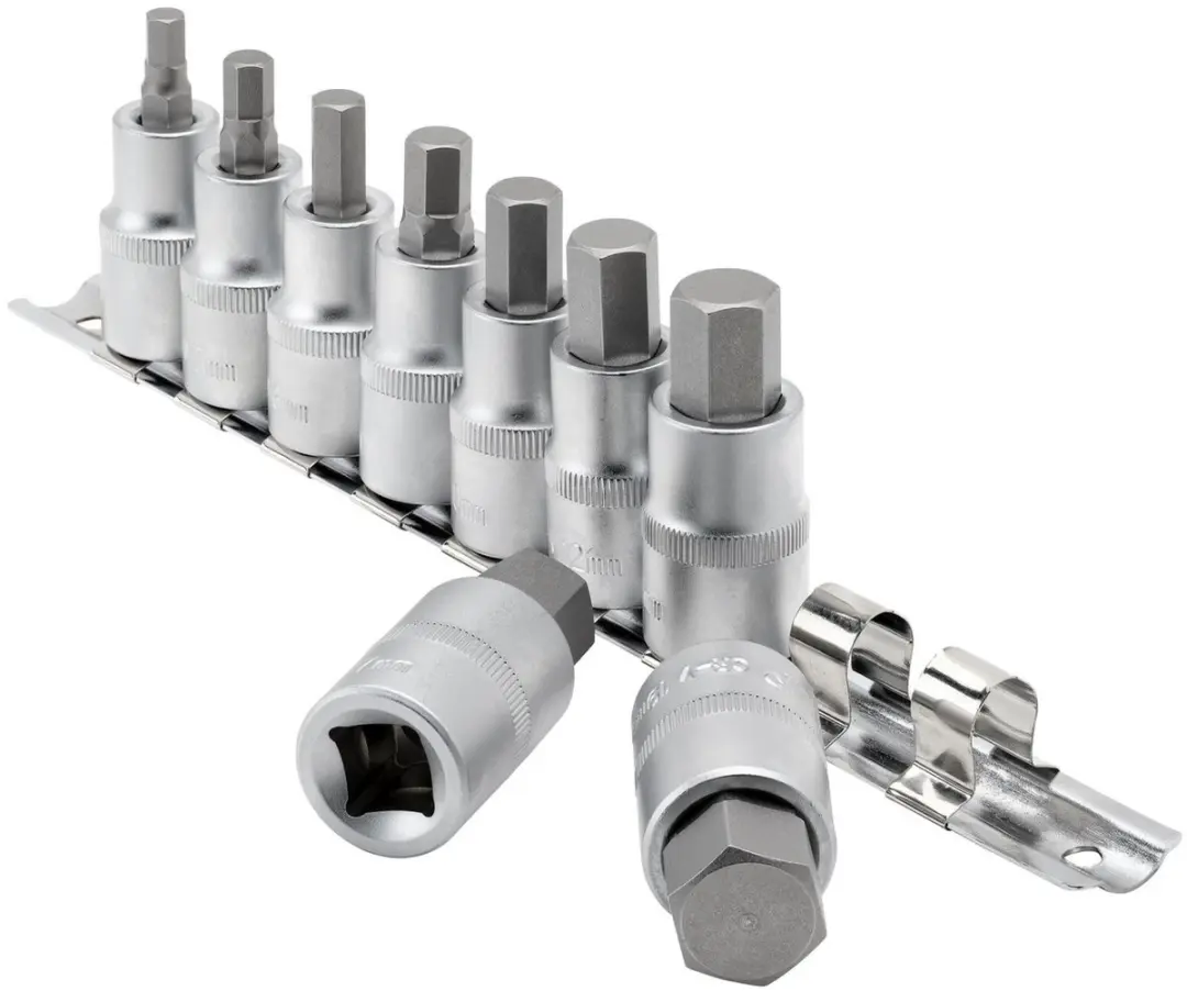 Draper 1/2" Inbusdoppen 9-delig