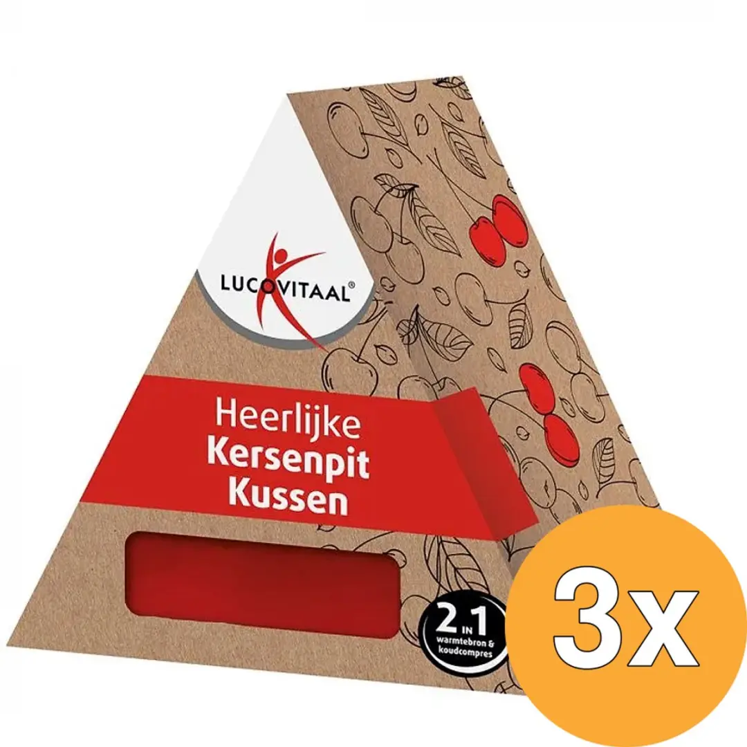 Lucovitaal Kersenpit Kussen Langwerpig