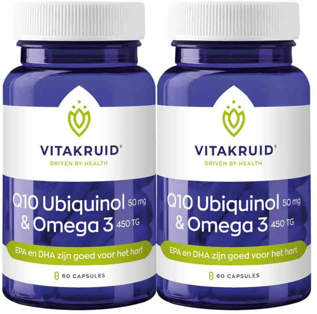 Vitakruid Q10 Ubiquinol & Omega3 120 Capsules