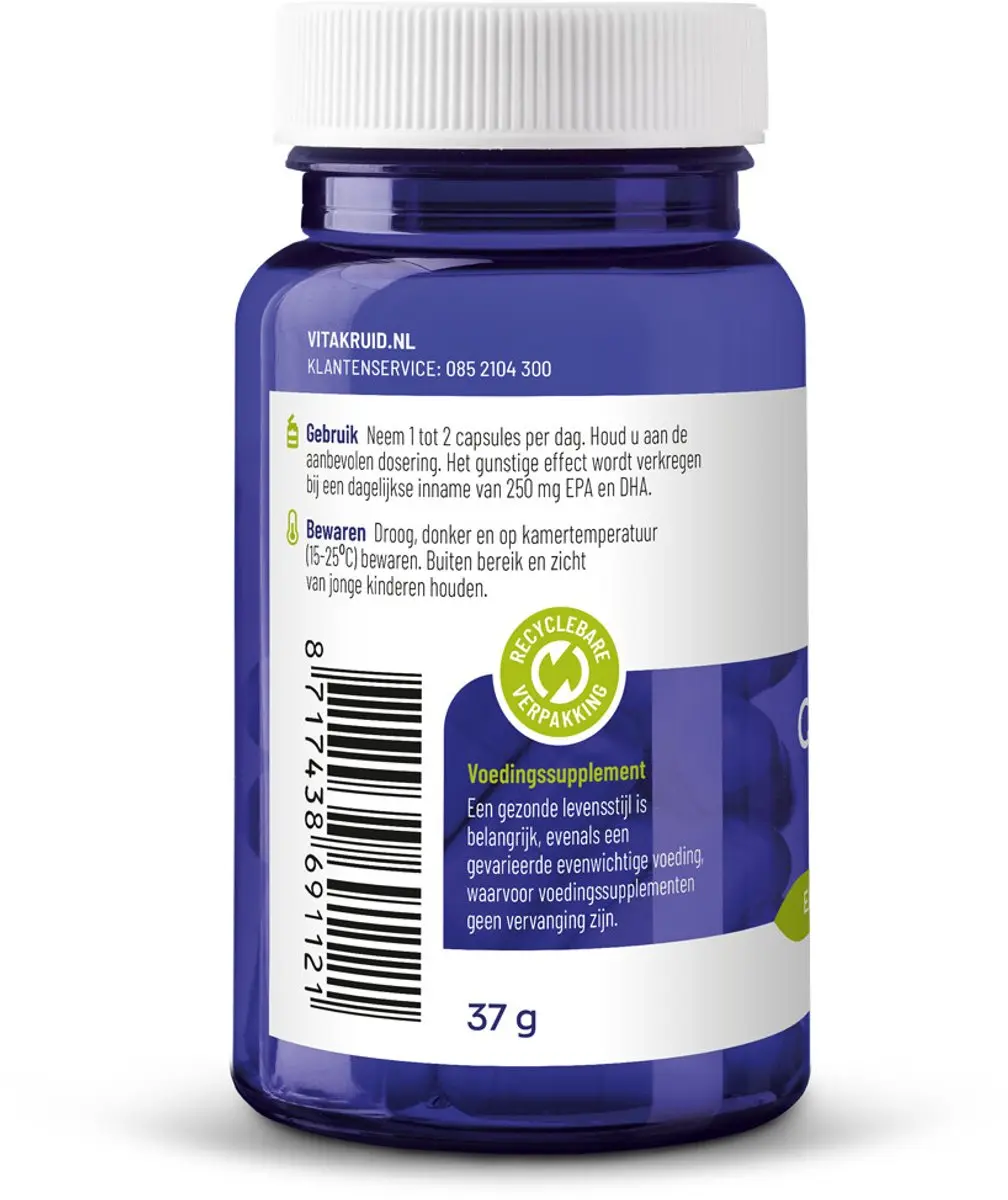 Vitakruid Q10 Ubiquinol & Omega3 120 Capsules - 2x60