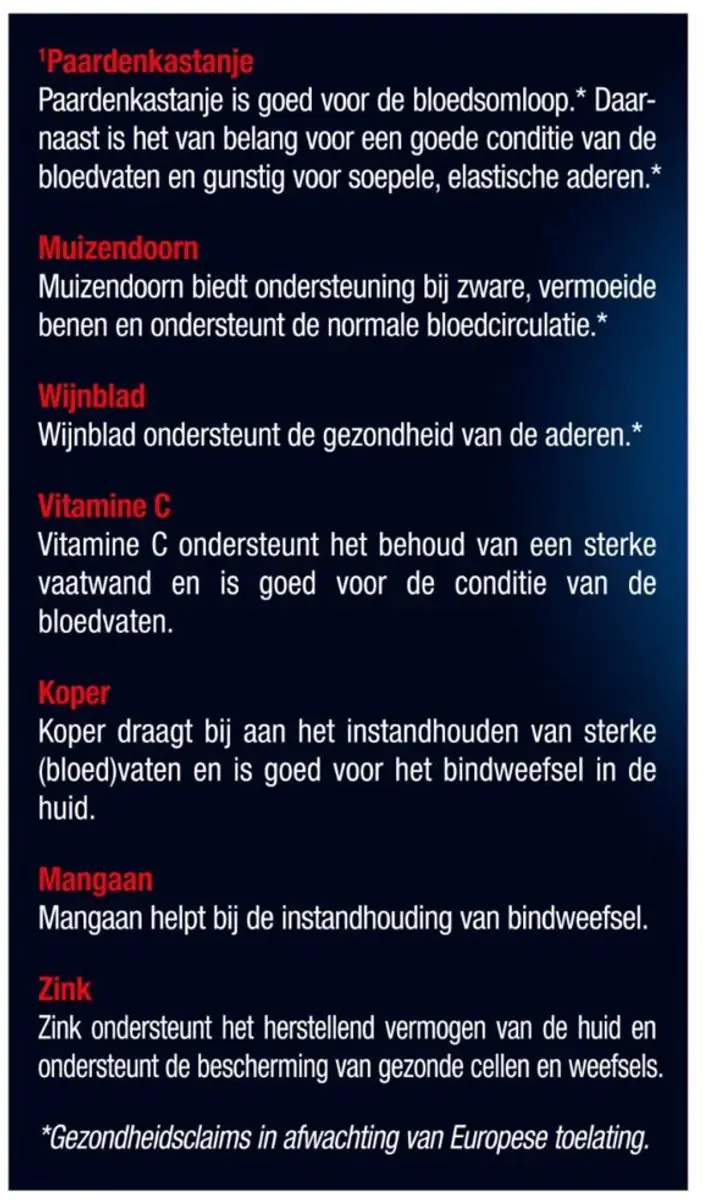 Lucovitaal Benen & Aderen Complex 60 Tabletten