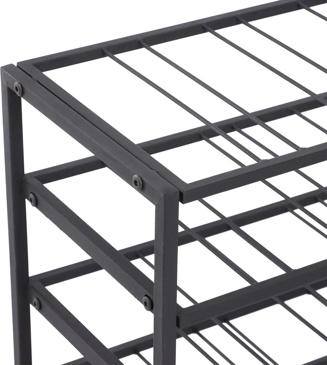 Homcom Wijnrek 54 Flessen - 63x25x91cm - Zwart