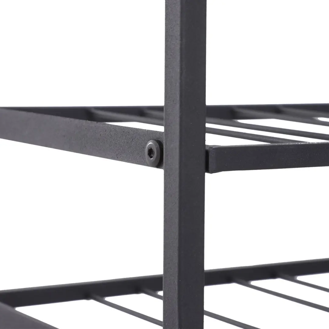 Homcom Wijnrek 54 Flessen - 63x25x91cm - Zwart