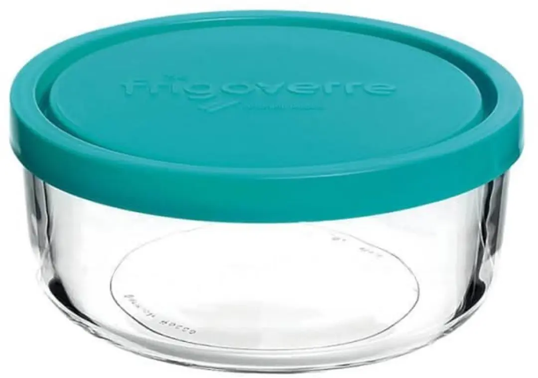 Bormioli Frigoverre Vershouddoos Glas 1.25L - Blauw - Ø18cm