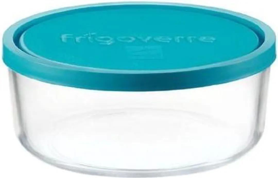 Bormioli Frigoverre Vershouddoos Glas 1.25L - Blauw - Ø18cm