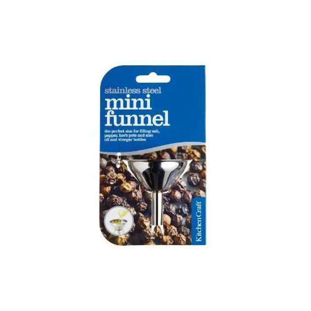 KitchenCraft RVS Mini Trechter - Zilver
