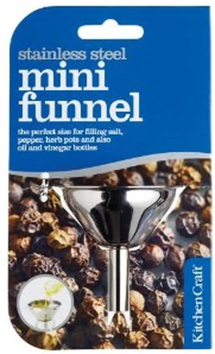 KitchenCraft RVS Mini Trechter - Zilver - afbeelding 6 van 6