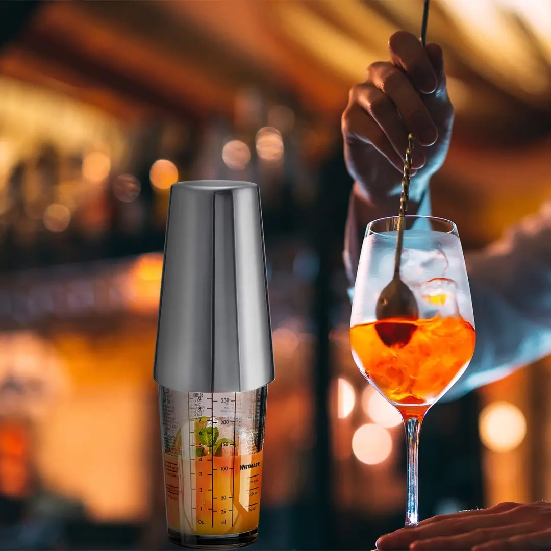 Westmark Boston Shaker Boogie Cocktailshaker 350ml - Zilver