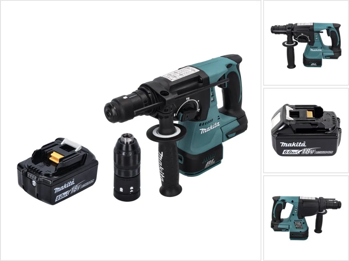 Makita DHR 243 G1 Accu-boorhamer 18V SDS-plus
