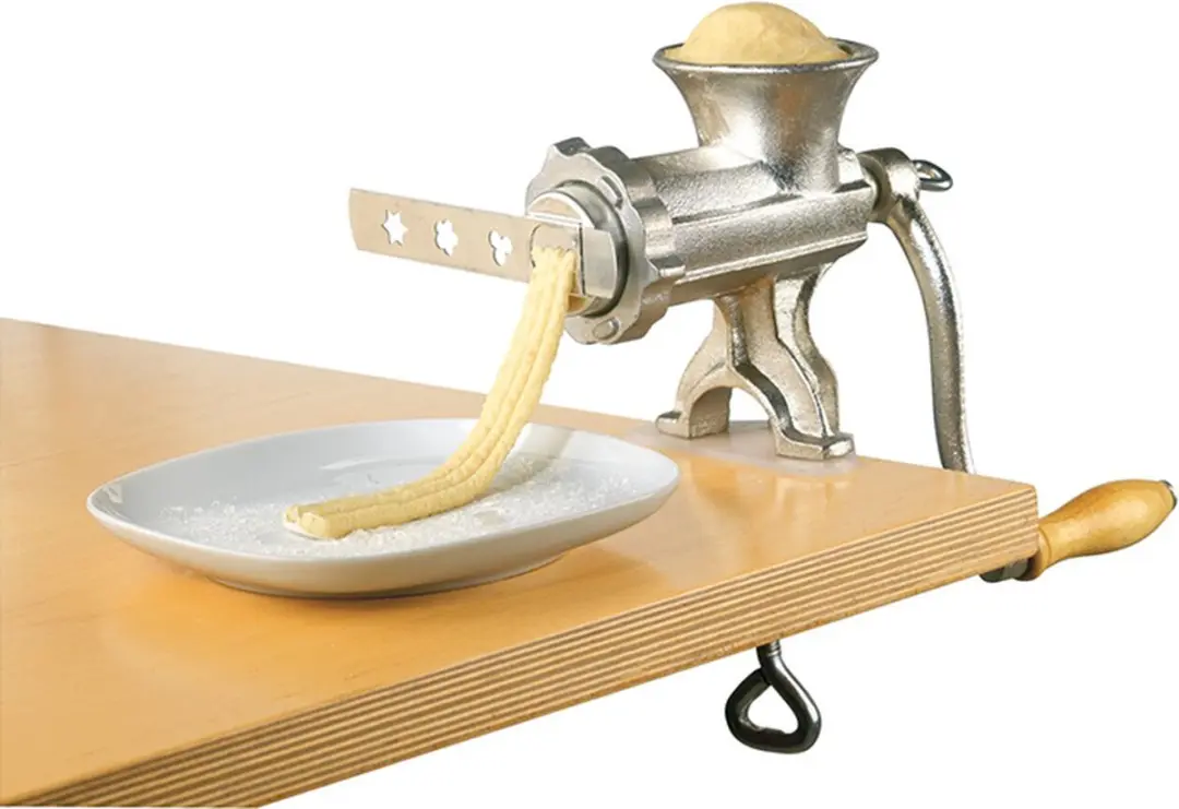 Westmark Opzetstuk Koekjes 2-delig - Vleesmolen Accessoire - Zilver