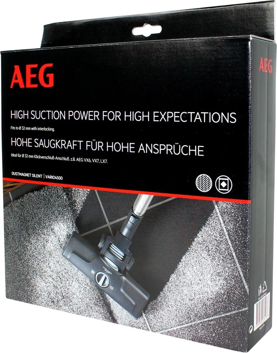 AEG DustMagnet Vario4500 Combi-zuigmond 32mm - Grijs