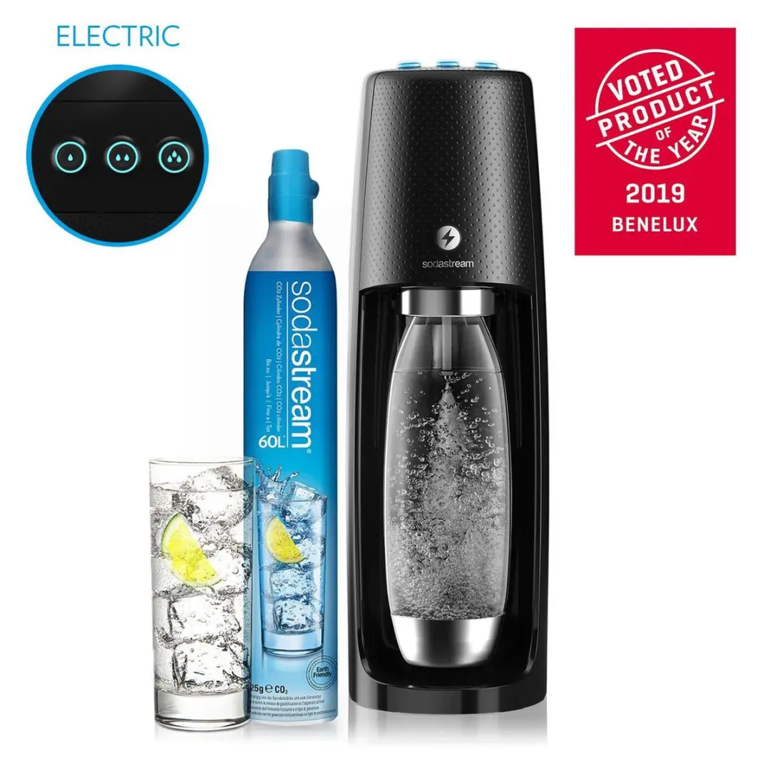 SodaStream Spirit One Touch 1011811310 Elektrisch Bruiswatertoestel - Zwart