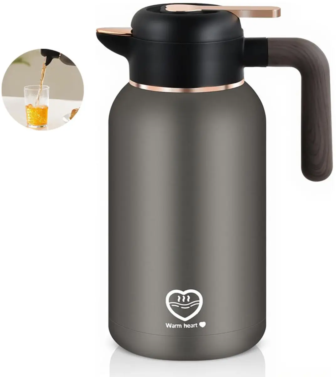 ECTEATOY 2L RVS Thermosfles