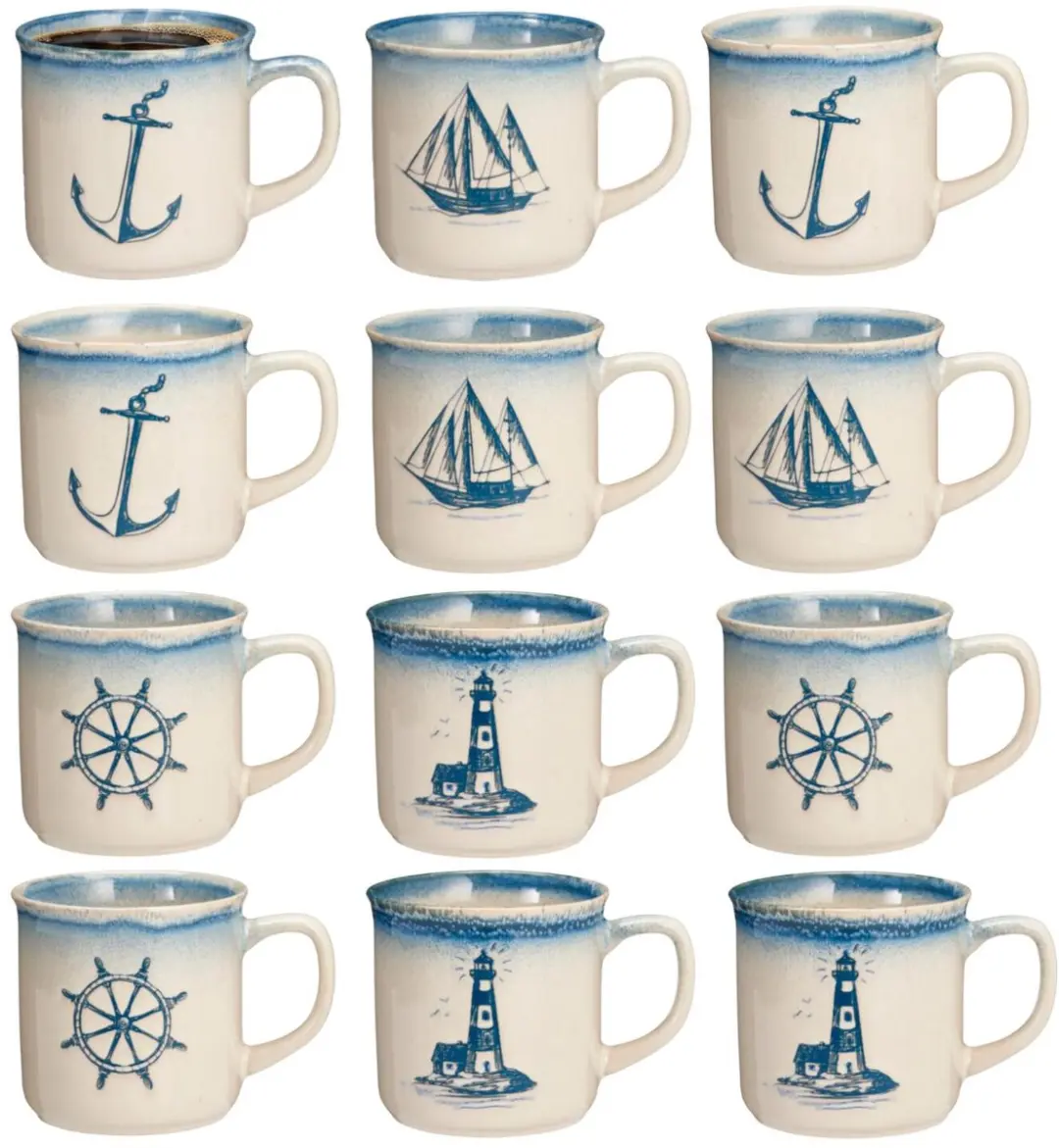 Bellatio Design Koffie/Thee Mok Nautic