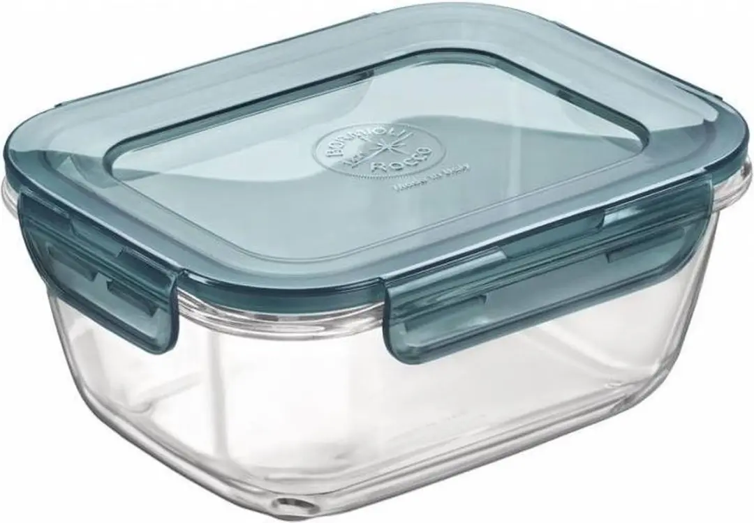 Bormioli Frigoverre Evolution Voedselbewaardoos 1L - 14x18cm - Grijs deksel