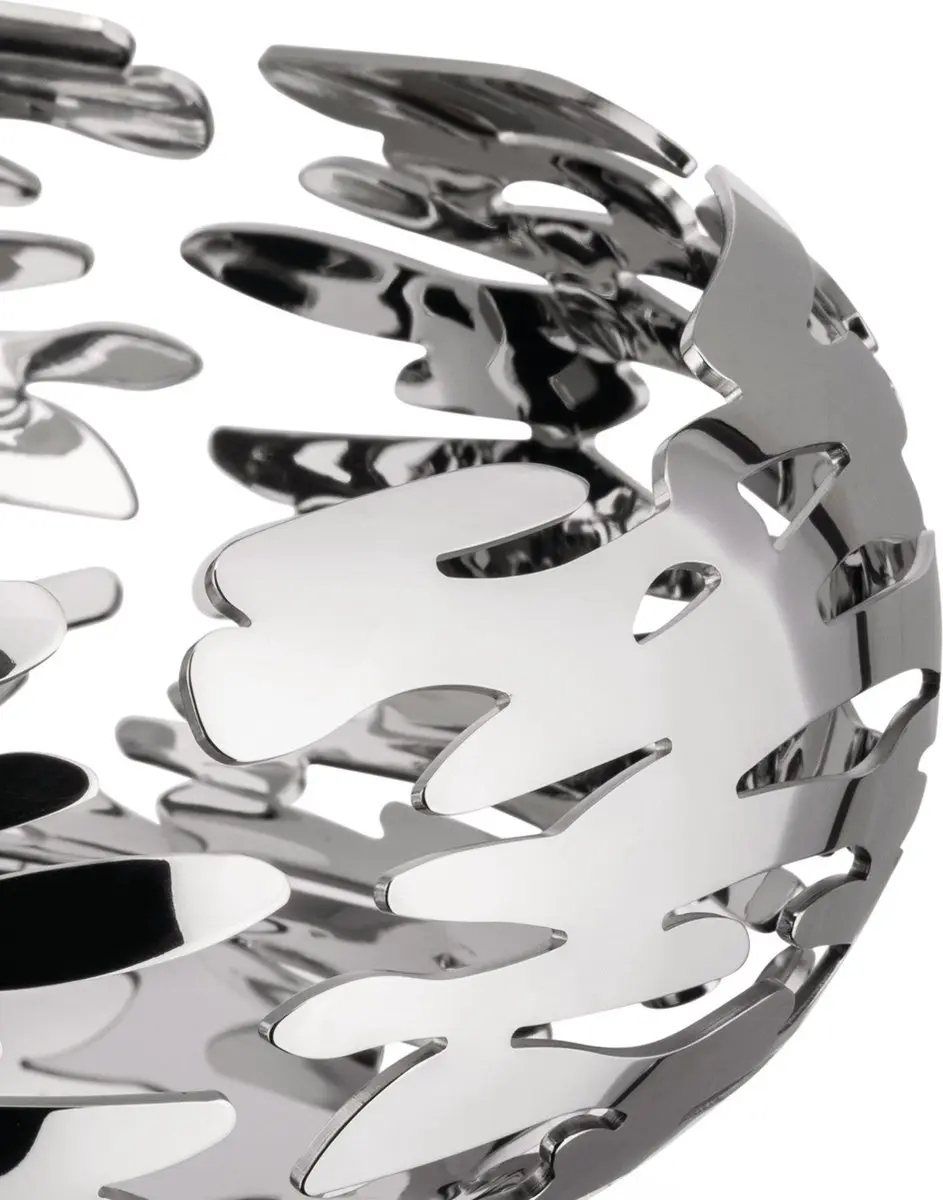 Alessi Boucquillon & Maaoui Barknest Fruitschaal 21cm - Hoogglans chroom
