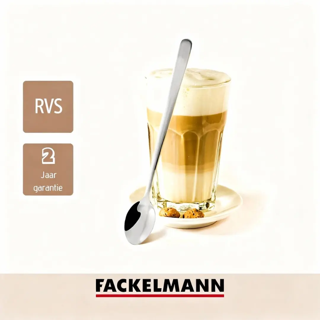 Fackelmann 41421 Theelepels Set - 3 Stuks 20cm Grijs