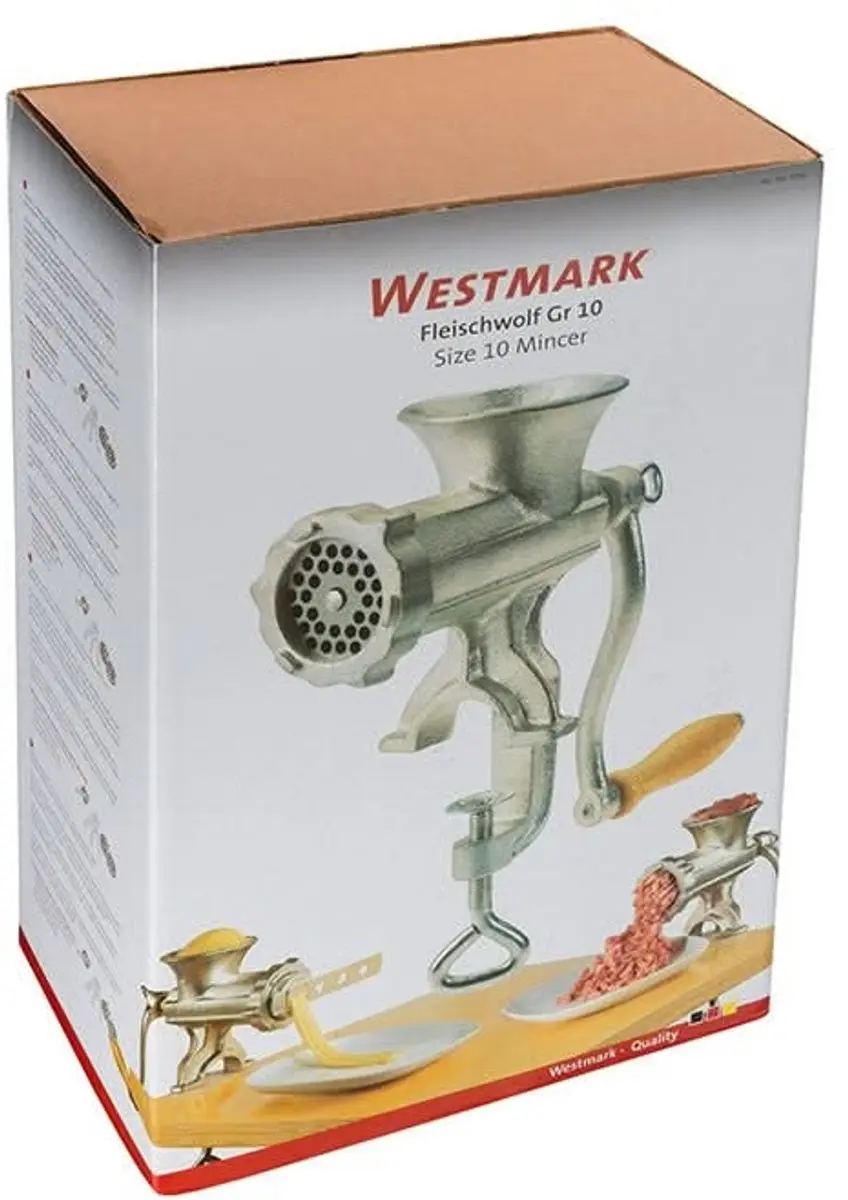 Westmark Classic Vleesmolen Maat 10 - Zilver/zwart