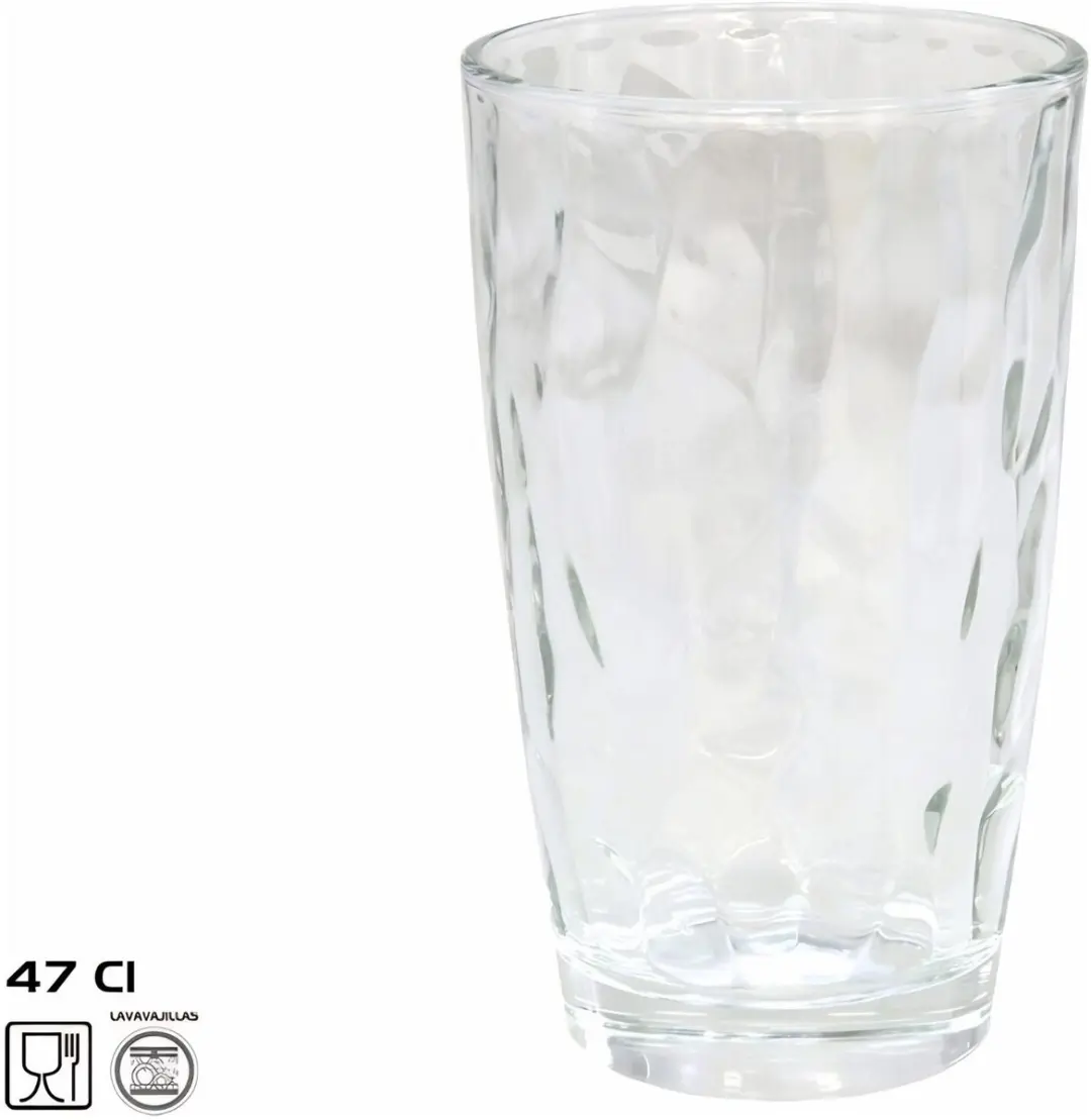 Bormioli Rocco Drinkglazen Diamonds 24 Stuks - 470ml