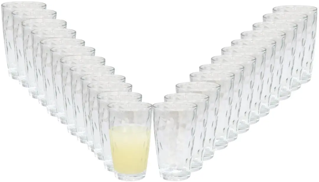Bormioli Rocco Drinkglazen Diamonds 24 Stuks