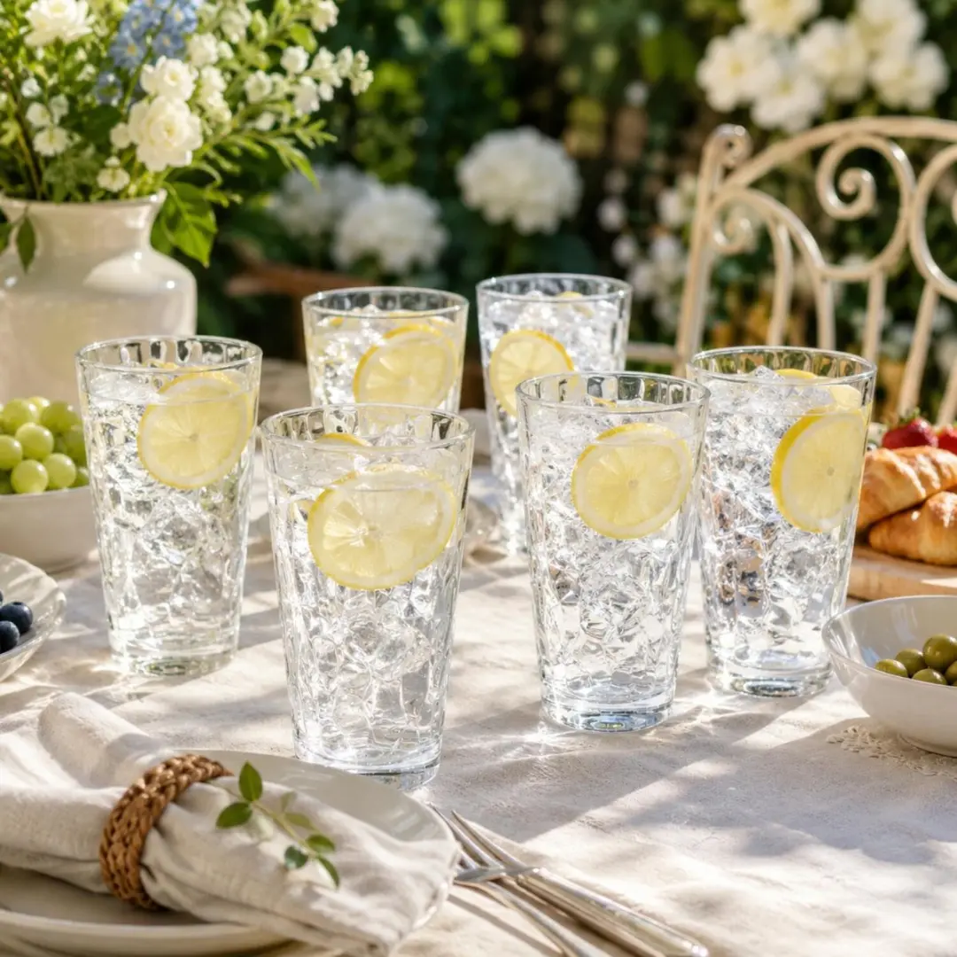 Bormioli Rocco Drinkglazen Diamonds 24 Stuks - 470ml
