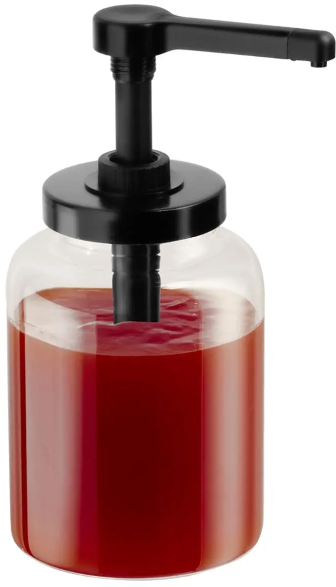 APS Dispenser DISPENSA 1,7L - Transparant/Zwart - afbeelding 2 van 3