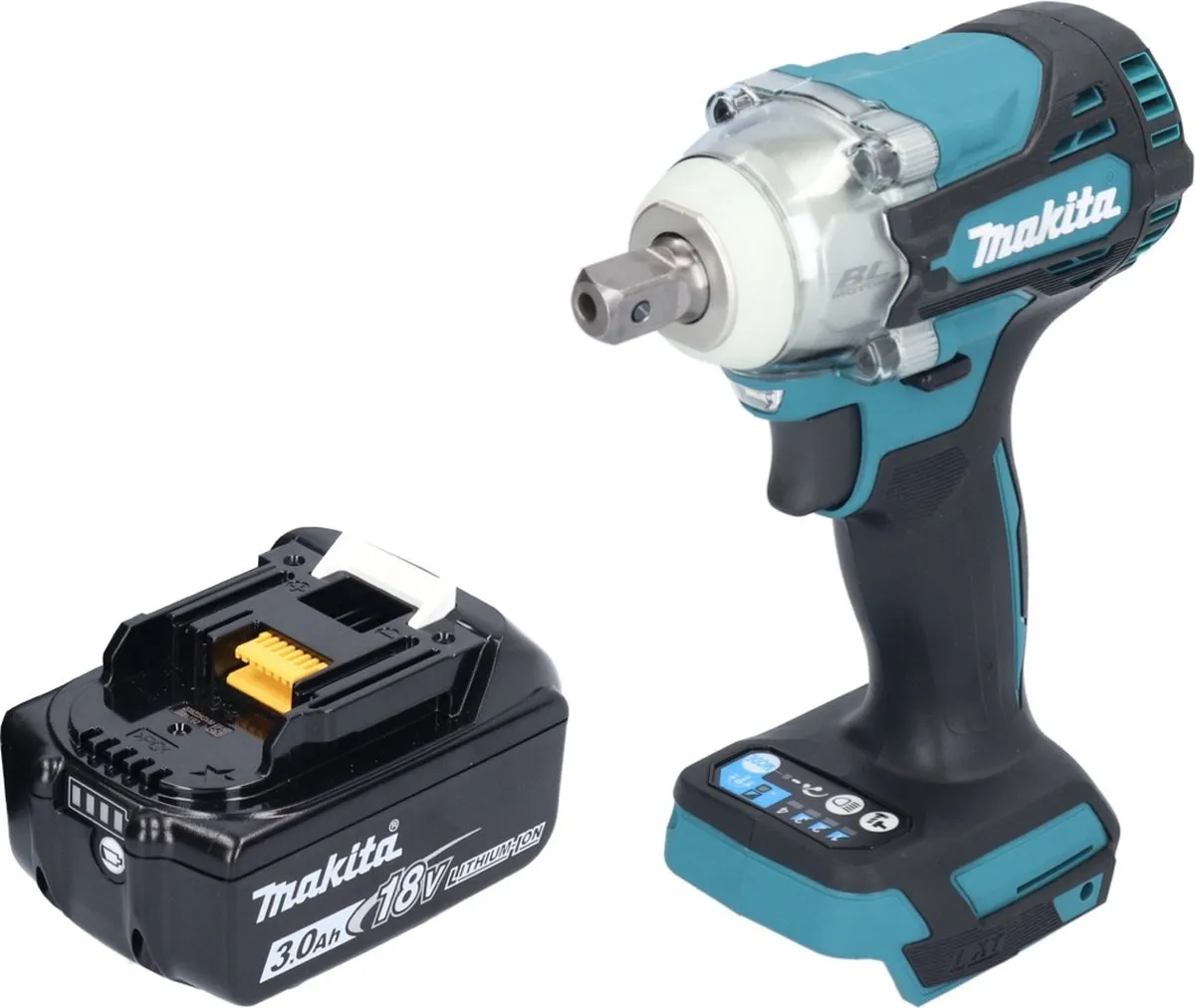 Makita DTW 301 F1 Slagmoersleutel 18V 330Nm - 1x 3,0Ah Accu - afbeelding 3 van 5