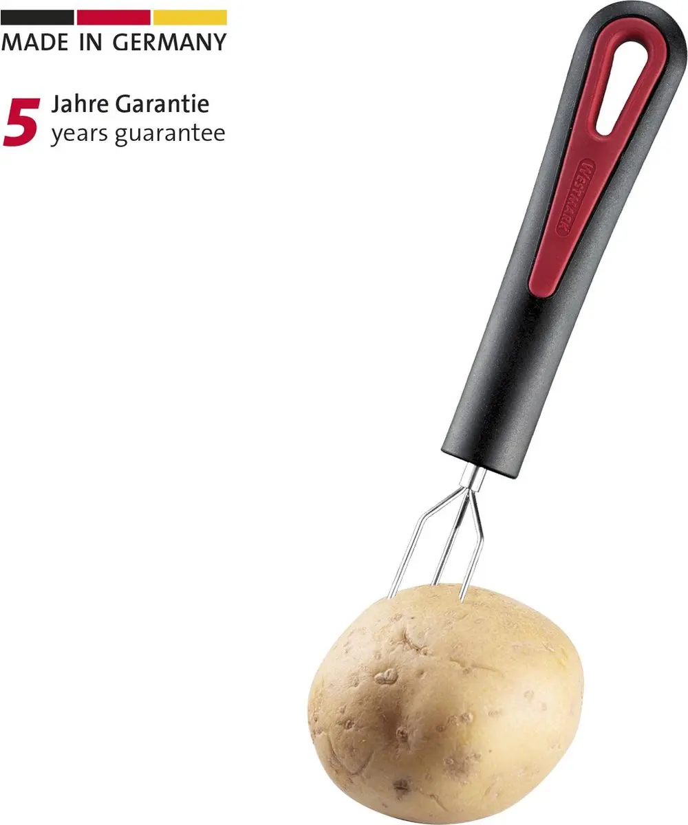 Westmark Gallant Aardappelvork 16,3cm - Zwart/Rood