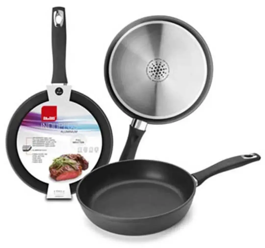 Ibili Koekenpan Induplus 28cm - Gietaluminium Zwart