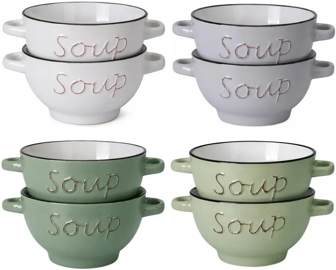 Excellent Houseware Soepkommen Gres 500ml