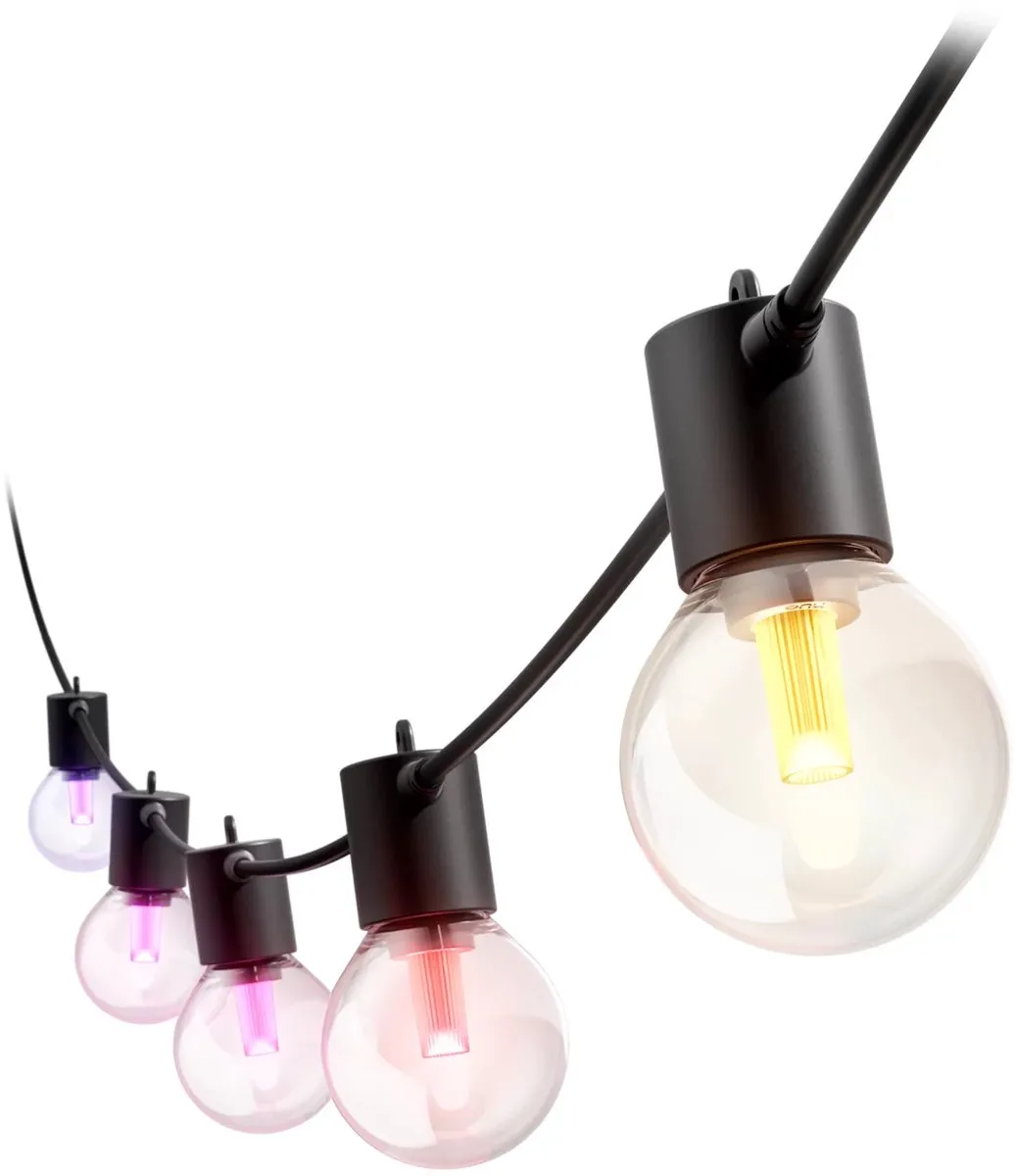 Philips Hue Festavia Lichtsnoer 21m - 30 Globe-lampen Zwart