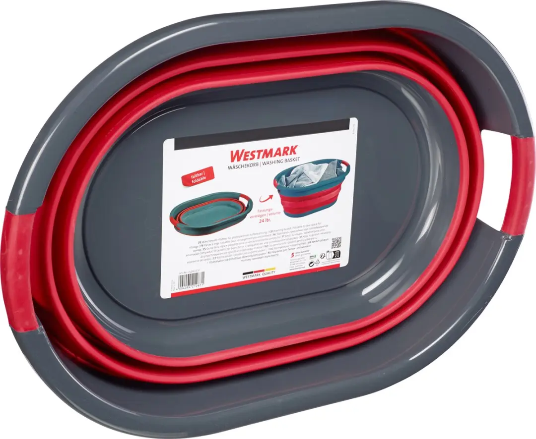 Westmark Wasmand 11772260 - 24L - Grijs/Rood