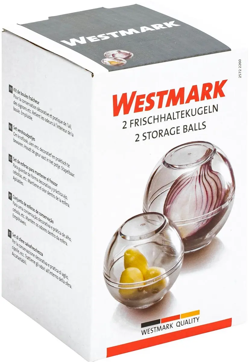 Westmark Vershoudbollen Set 2 Stuks - Ø7cm + Ø9cm - BPA-vrij
