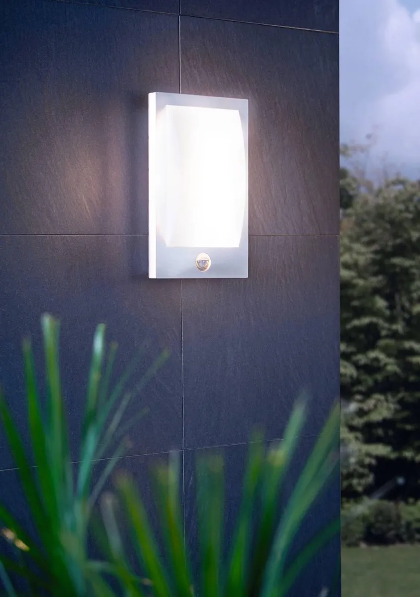 Eglo Verres Wandlamp E27 IP44 - RVS/Wit