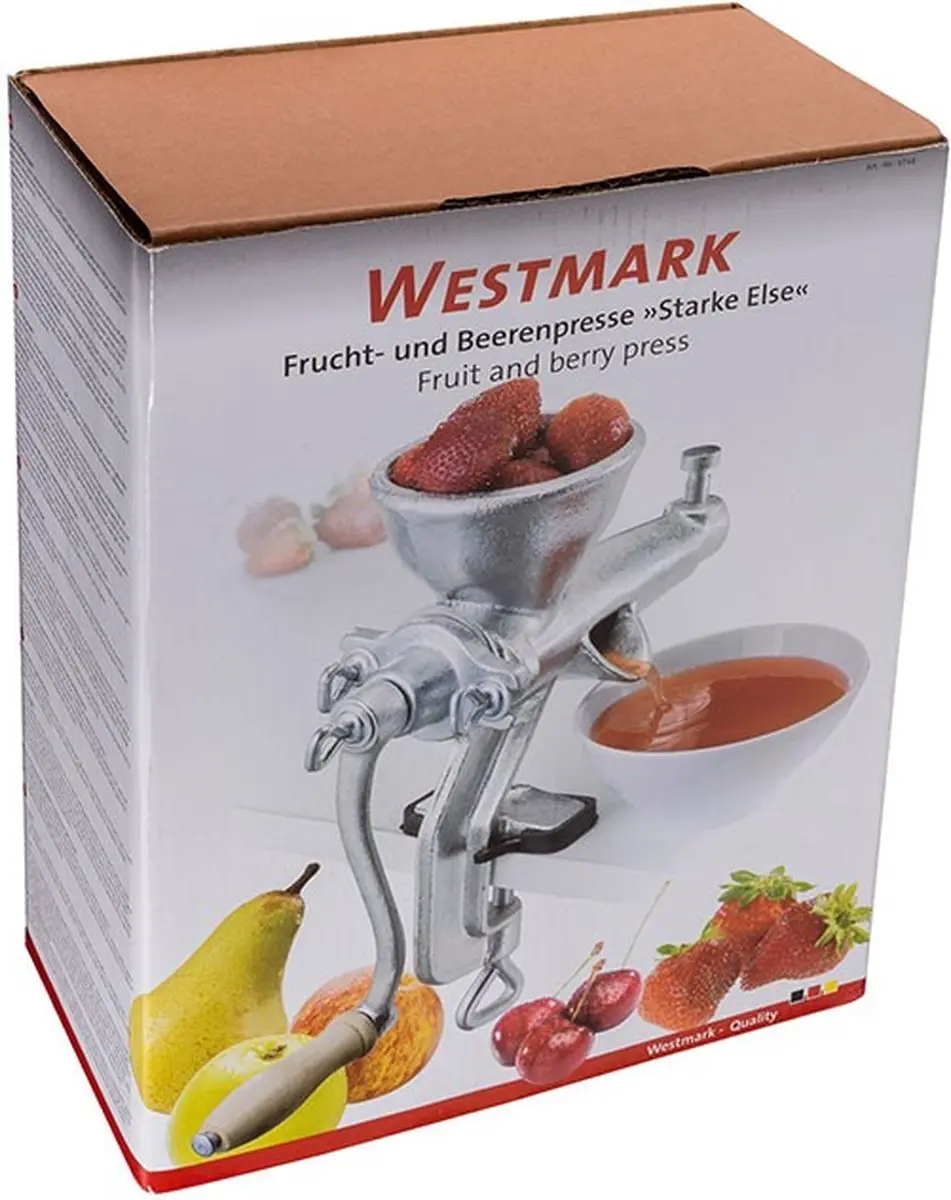 Westmark Starke Else Fruitpers 10.5cm - Staal - Zilver