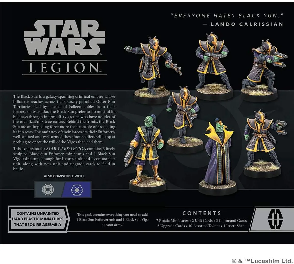 Star Wars Legion Black Sun Enforcers Unit - FFG SWL118
