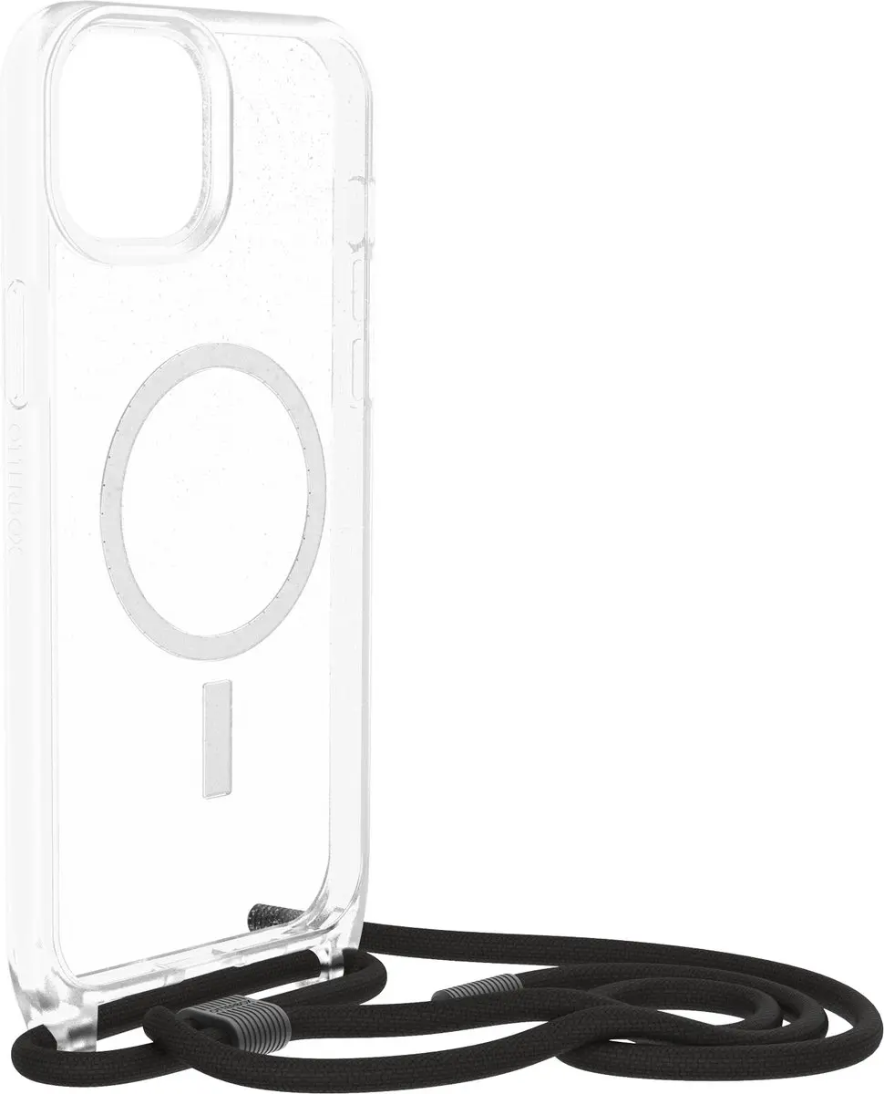 OtterBox React Necklace iPhone 15 Plus Hoesje - 77-93583 - Transparant