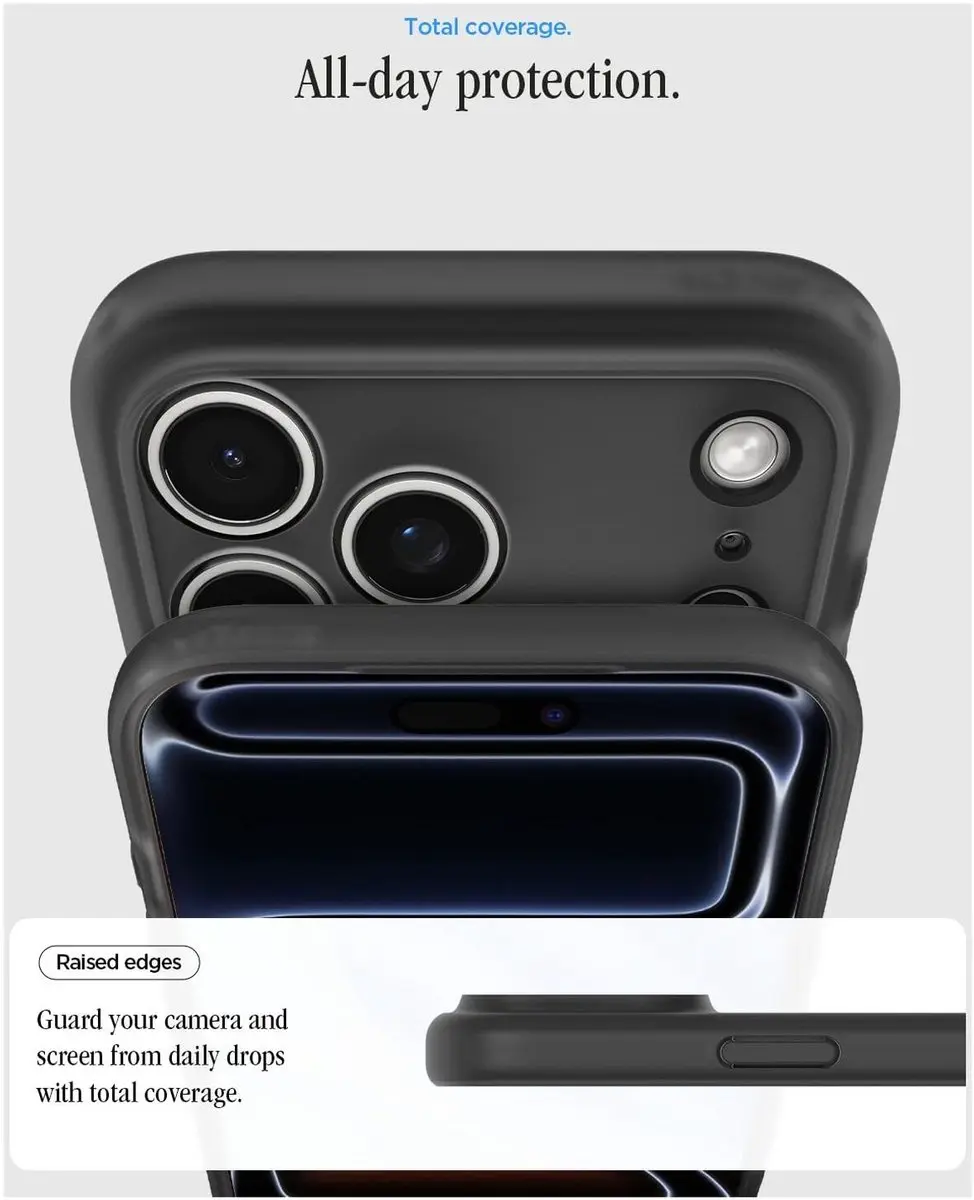 Spigen Ultra Hybrid MagFit ACS10076 Hoesje - iPhone 17 Pro - Zwart - afbeelding 6 van 6