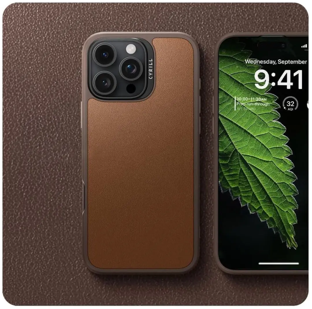 Spigen Cyrill Kajuk Mag Hoesje iPhone 16 Pro - Bruin - ACS08406