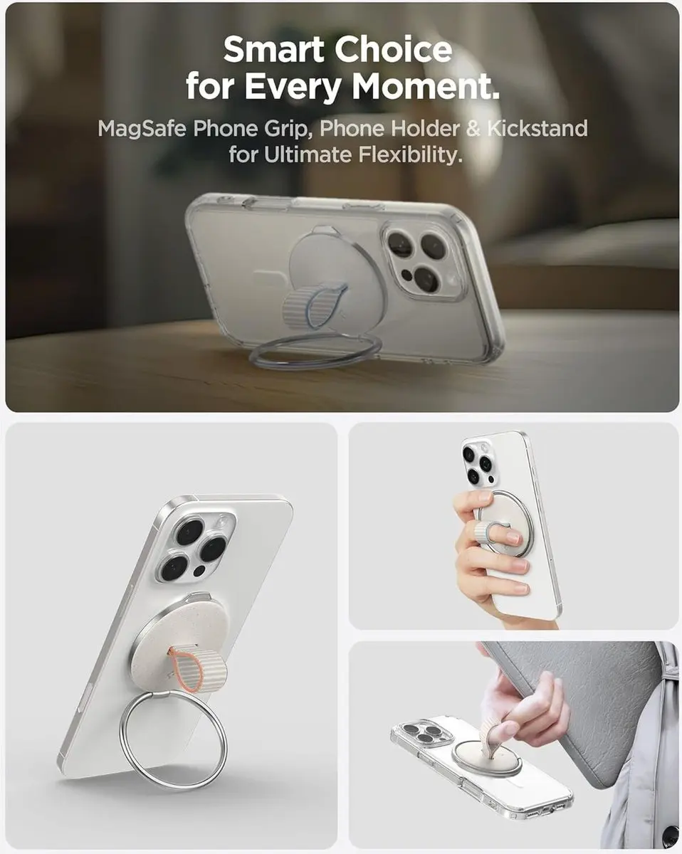 Spigen Universele MagSafe Ringhouder - Beige