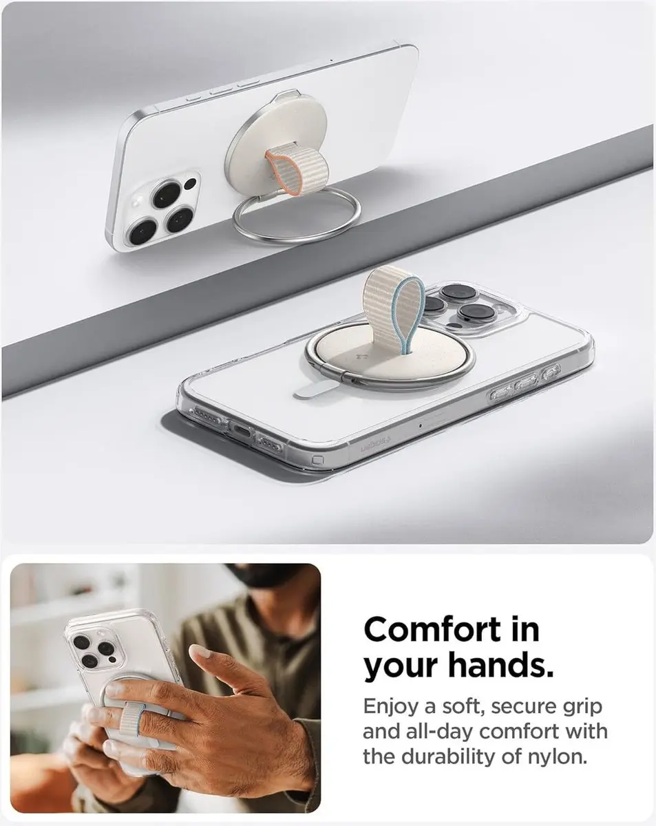 Spigen Universele MagSafe Ringhouder - Beige